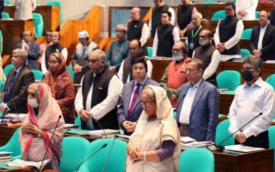 সংসদে সর্বসম্মতিক্রমে শোক প্রস্তাব গৃহিত
