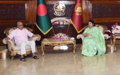 রাষ্ট্রপতির সঙ্গে বঙ্গভবনে স্পিকারের সৌজন্য সাক্ষাৎ