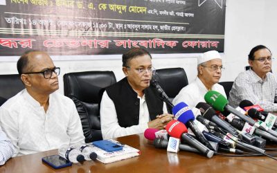 বিএনপি মহাসচিবের বক্তব্যেই প্রমাণ হয় তারা জঙ্গিদের প্রধান পৃষ্ঠপোষক : তথ্যমন্ত্রী