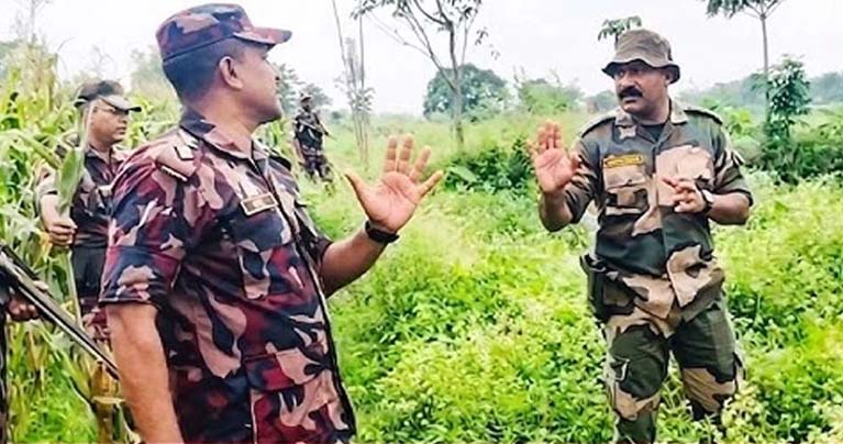 বিএসএফ বন্দুক দেখিয়ে নারী-শিশুদের বাংলাদেশে ঢোকাচ্ছে