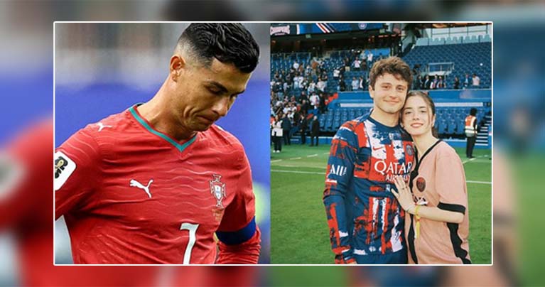 ‘স্বার্থপর’ রোনালদোকে অবসর নিতে বললেন সতীর্থের প্রেমিকা